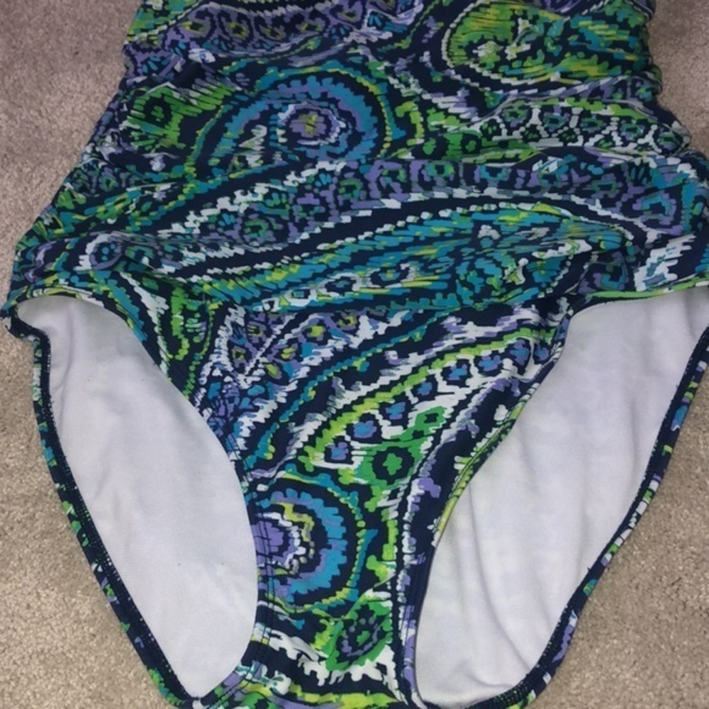 Lauren Ralph Lauren One Piece Swimsuit Small - Picture 2 of 16